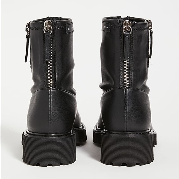 Giuseppe Zanotti Zip Up Combat Boots in Black Size 6.5 - Picture 11 of 13